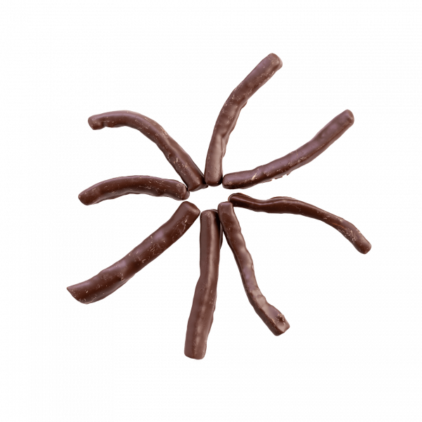 Ballotin Orangettes, Produit Orange confite avec glaçage chocolat, Assortiment de Chocolats, Noir, Lait, Fêtes, Noël, Valentino, FLOCON Chocolatier Boutique