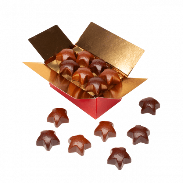 Etoiles - Spéculoos & Praliné  Noir et Lait